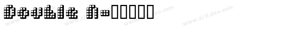 Double N字体转换